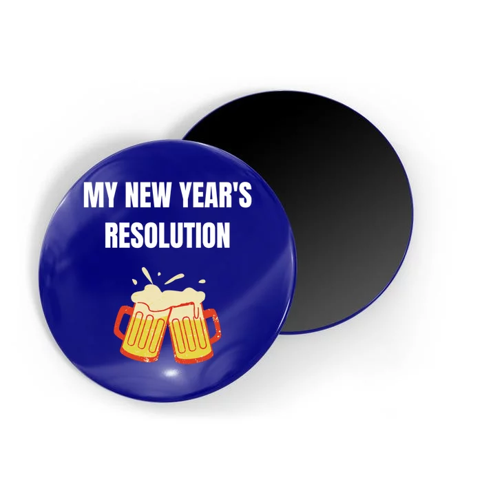 Funny New Year Party Adult Joke Resolutions More Beer Meaningful Gift Magnet