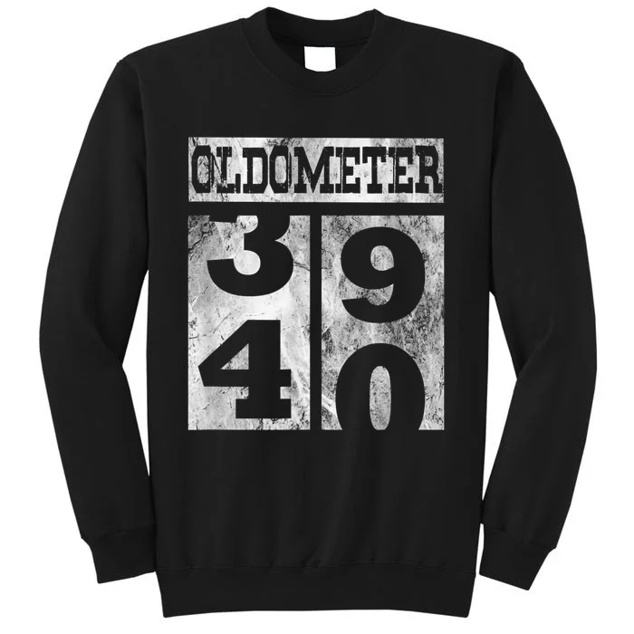 Funny Oldometer 40 years Shirt 40th Birthday Gift m.e.n Wom.e.n Sweatshirt