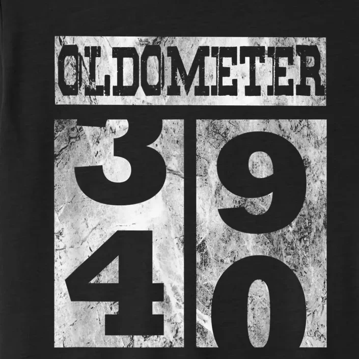 Funny Oldometer 40 years Shirt 40th Birthday Gift m.e.n Wom.e.n ChromaSoft Performance T-Shirt