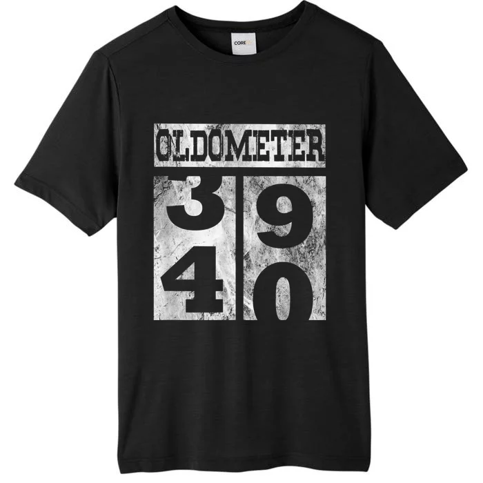 Funny Oldometer 40 years Shirt 40th Birthday Gift m.e.n Wom.e.n ChromaSoft Performance T-Shirt