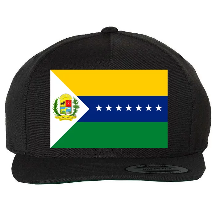 Flag Of Apure State Of Venezuela Gift Wool Snapback Cap