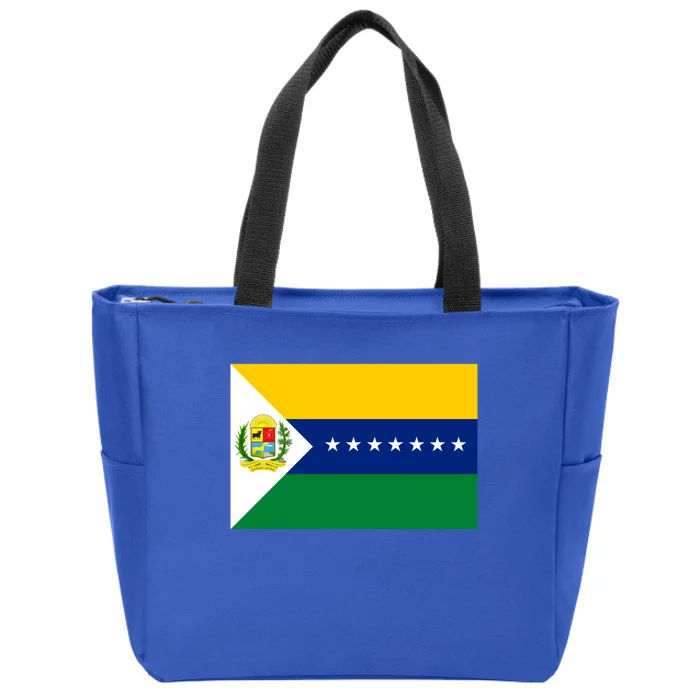 Flag Of Apure State Of Venezuela Gift Zip Tote Bag