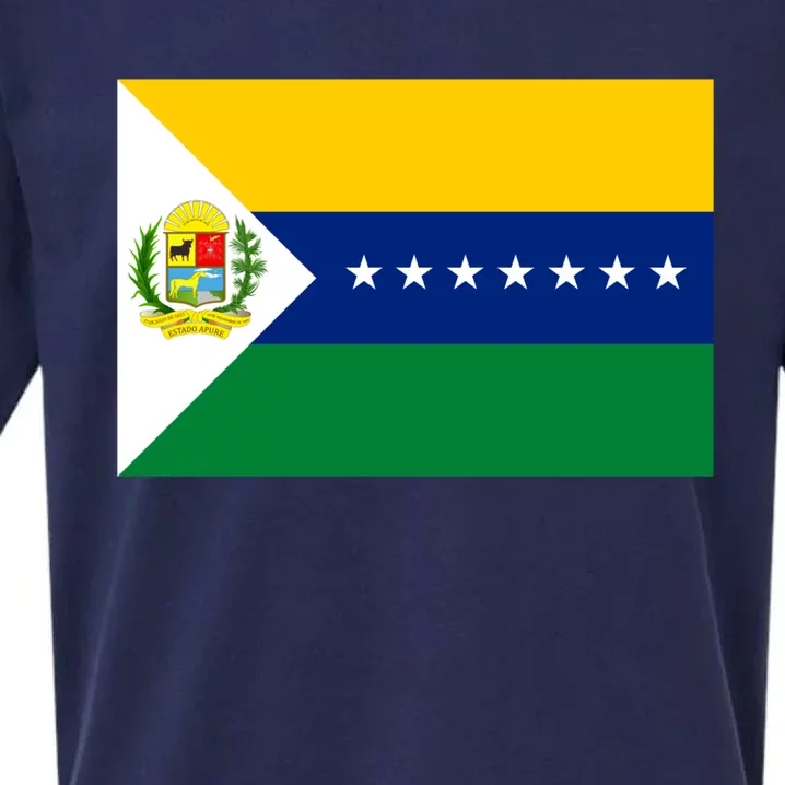 Flag Of Apure State Of Venezuela Gift Sueded Cloud Jersey T-Shirt