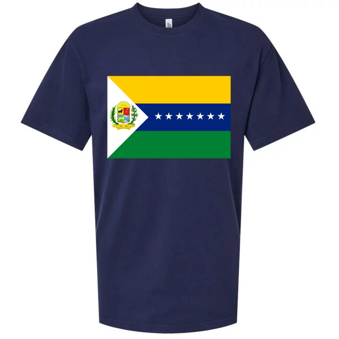 Flag Of Apure State Of Venezuela Gift Sueded Cloud Jersey T-Shirt