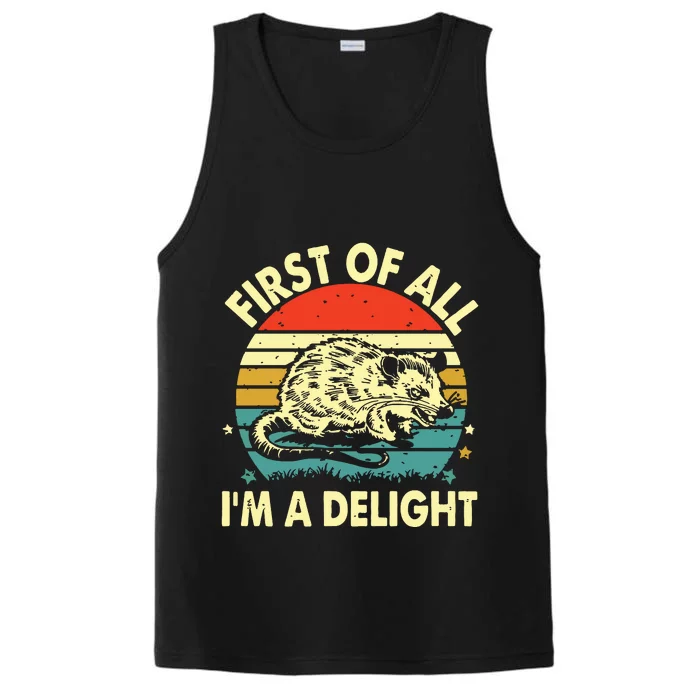 First Of All IM A Delight Performance Tank