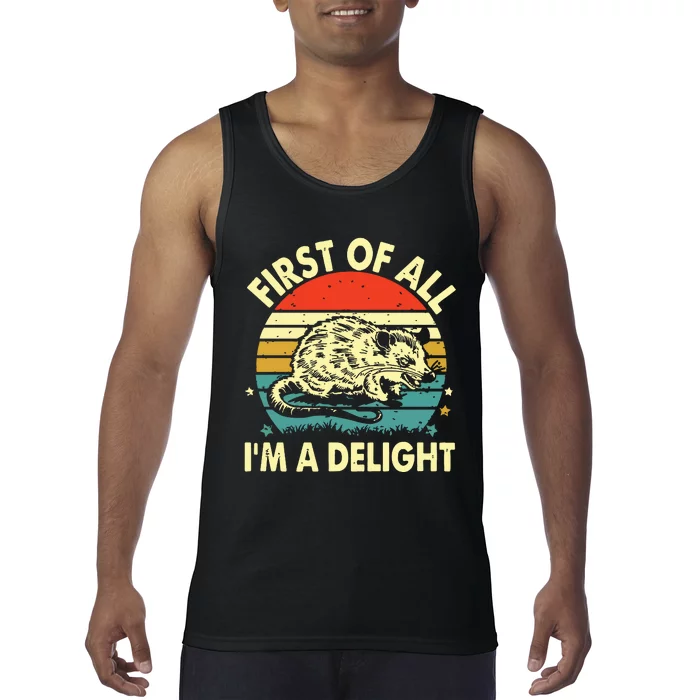 First Of All IM A Delight Tank Top