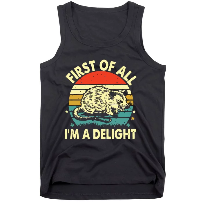 First Of All IM A Delight Tank Top