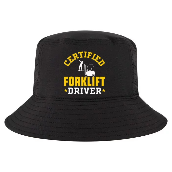 Forklift Operator Accessories Certified Forklift Driver Cool Comfort Performance Bucket Hat