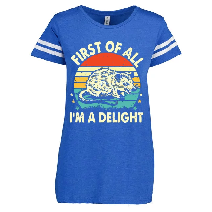 First Of All IM A Delight Enza Ladies Jersey Football T-Shirt