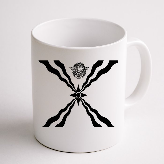 Flag Of Assyria Cute Gift Assyrian God Assur Lon Front & Back Coffee Mug