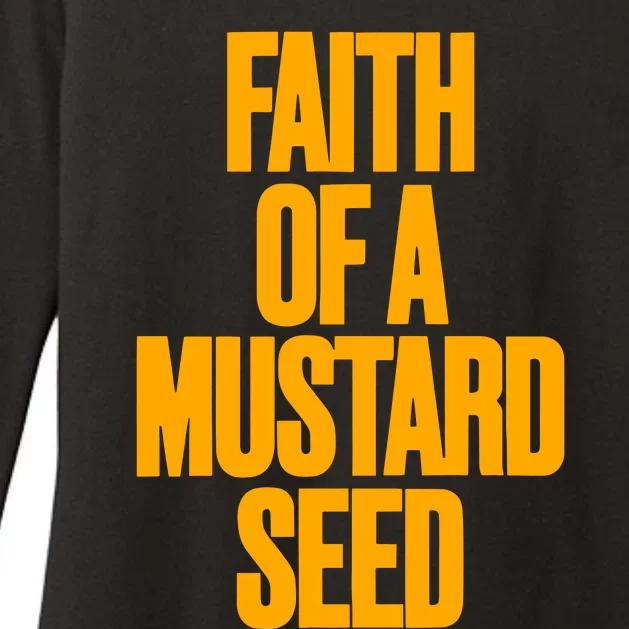 Faith Of A Mustard Seed Womens CVC Long Sleeve Shirt