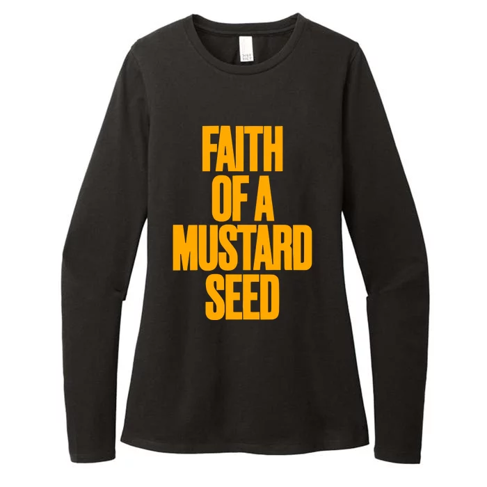 Faith Of A Mustard Seed Womens CVC Long Sleeve Shirt