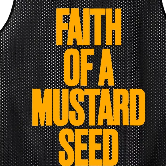 Faith Of A Mustard Seed Mesh Reversible Basketball Jersey Tank