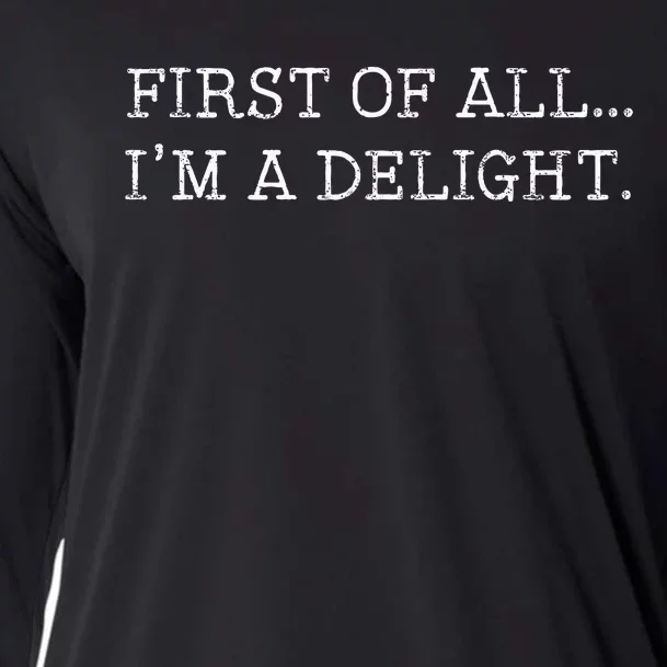 First Of All IM A Delight Cooling Performance Long Sleeve Crew