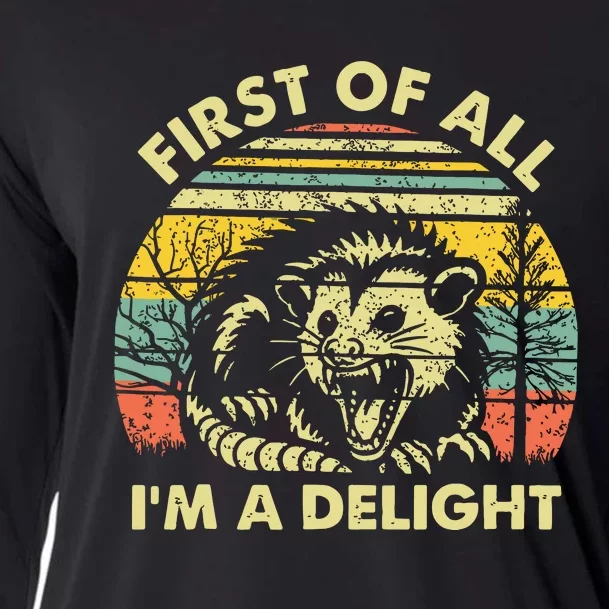 First Of All Im A Delight Cooling Performance Long Sleeve Crew