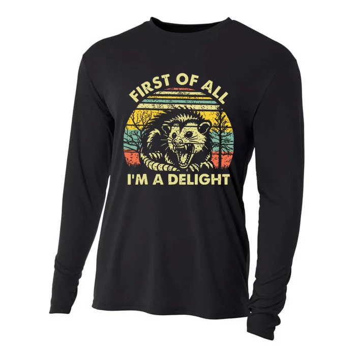 First Of All Im A Delight Cooling Performance Long Sleeve Crew