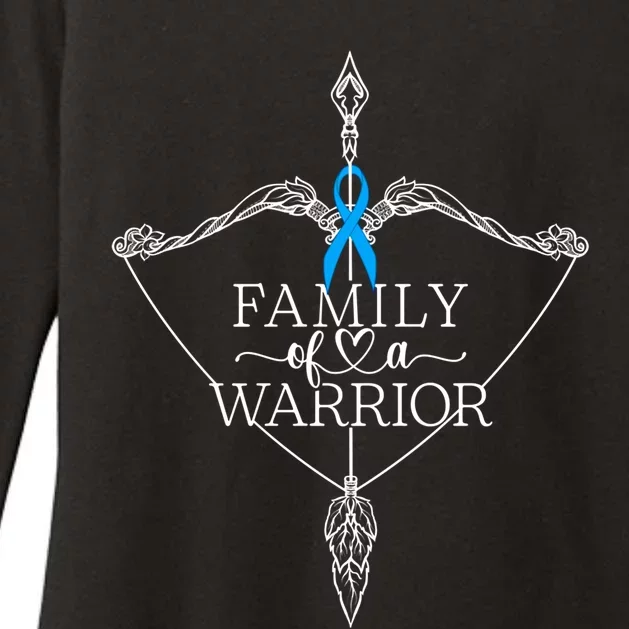 Family Of A Warrior Colon Cancer Awareness Support Squad Great Gift Womens CVC Long Sleeve Shirt