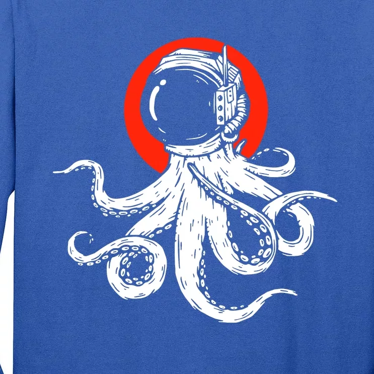 Funny Octopus Alien Tall Long Sleeve T-Shirt