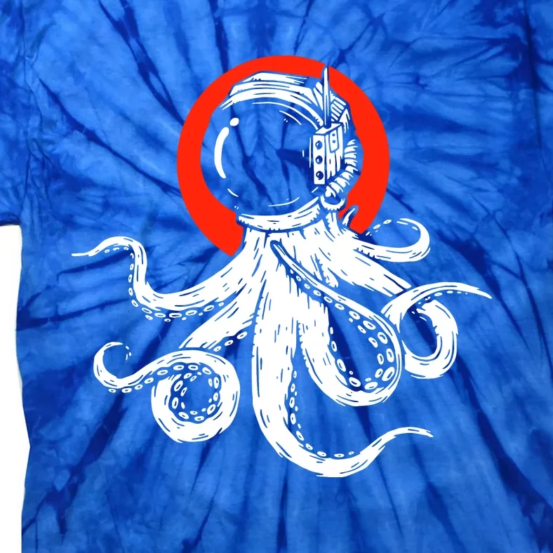 Funny Octopus Alien Tie-Dye T-Shirt