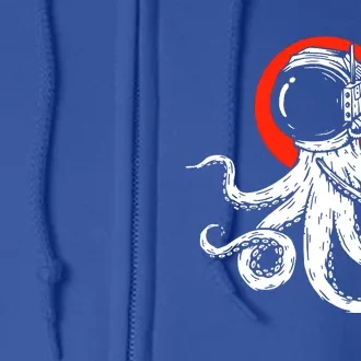 Funny Octopus Alien Full Zip Hoodie