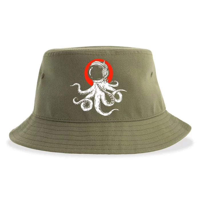 Funny Octopus Alien Sustainable Bucket Hat