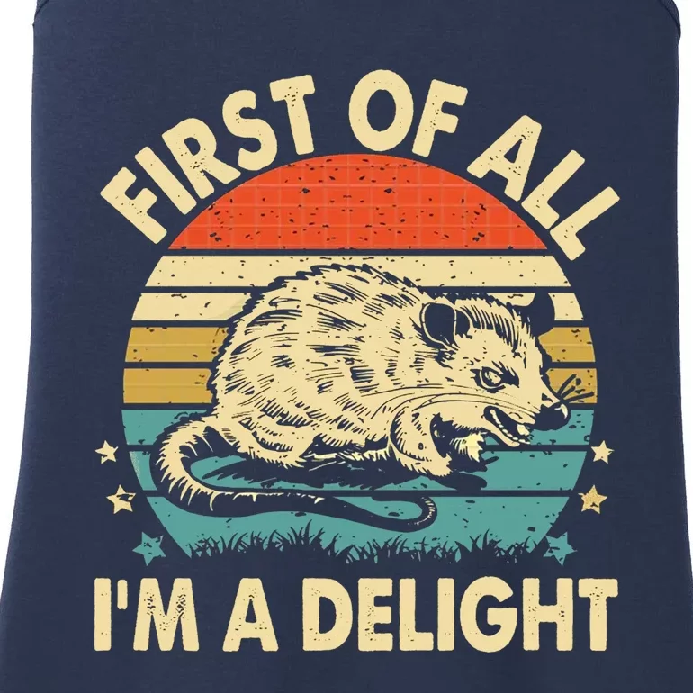 First Of All IM A Delight Ladies Essential Tank