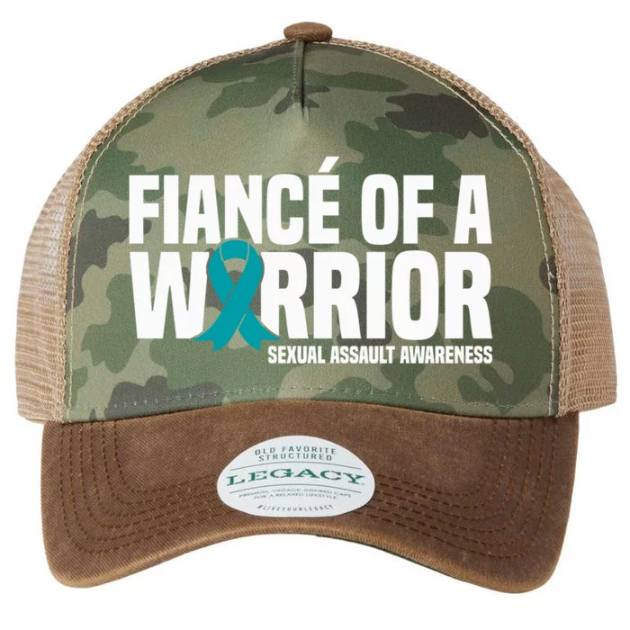 Fiance Of A Warrior Sexual Assault Awareness Meaningful Gift Legacy Tie Dye Trucker Hat