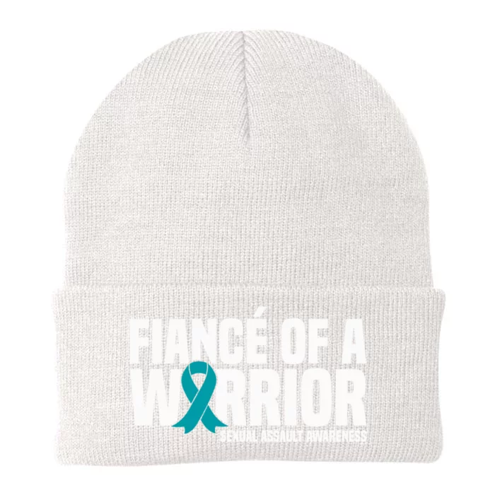 Fiance Of A Warrior Sexual Assault Awareness Cute Gift Knit Cap Winter Beanie