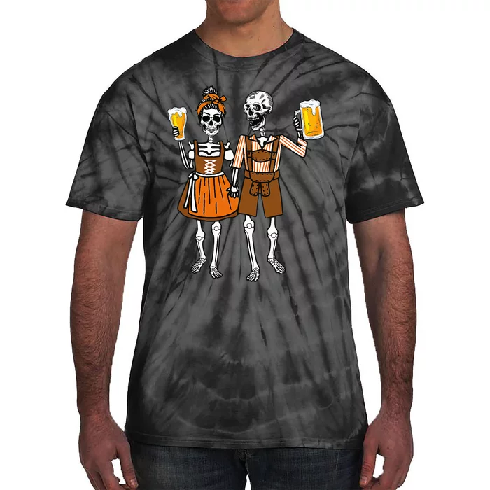 Funny Oktoberfest Beer Germany German Tie-Dye T-Shirt