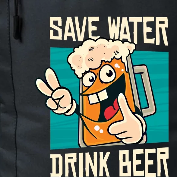 Funny Oktoberfest Beer Mug Save Water Beer! Great Gift Daily Commute Backpack