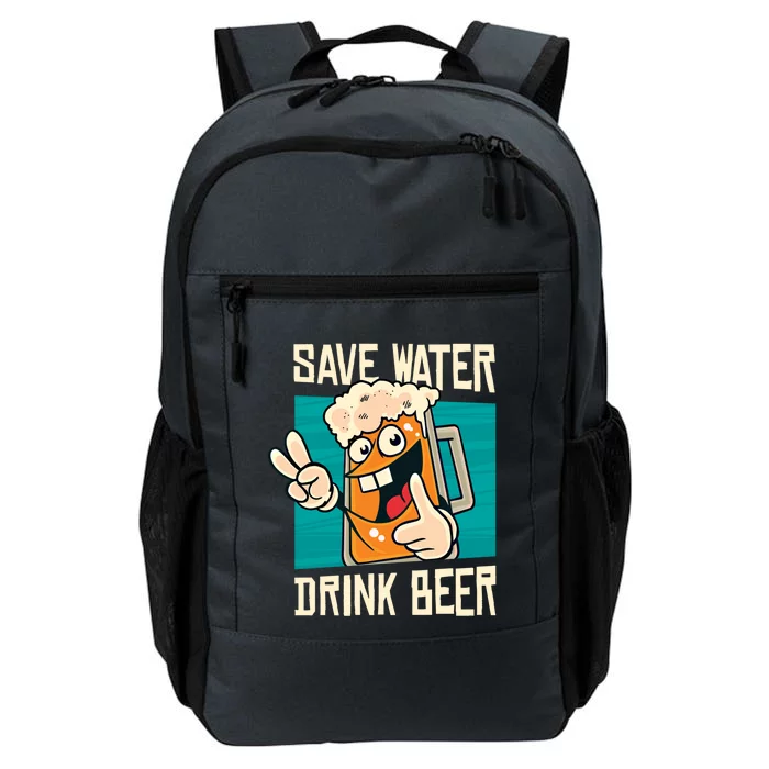 Funny Oktoberfest Beer Mug Save Water Beer! Great Gift Daily Commute Backpack