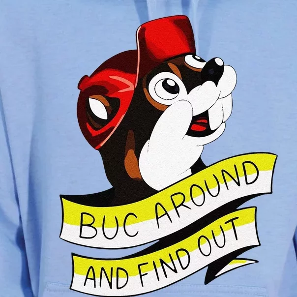 Funny Otter Buc Around And Find Out Gift Unisex Surf Hoodie