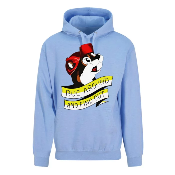 Funny Otter Buc Around And Find Out Gift Unisex Surf Hoodie