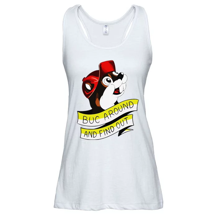 Funny Otter Buc Around And Find Out Gift Ladies Essential Flowy Tank