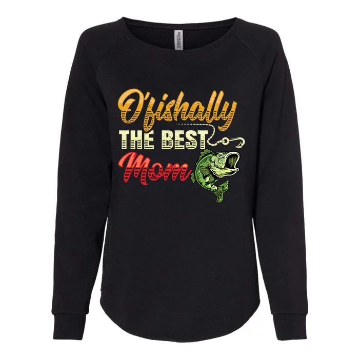 Fisher Ofishally Best Mom Fishing Cute Fisher Gift Womens California Wash Sweatshirt