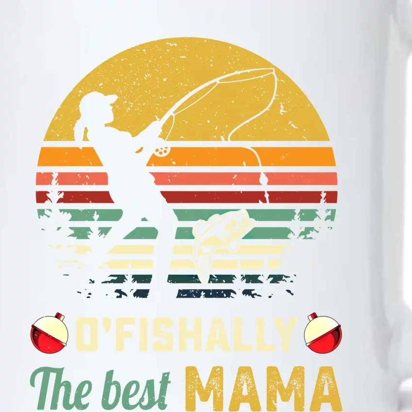 Fisher Ofishally Best Mom Fishing Fisher Mama Gift Black Color Changing Mug