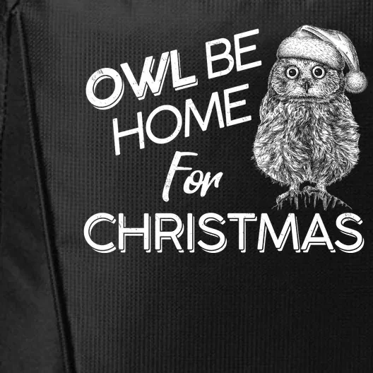 Funny OWL Be Home For Christmas City Backpack