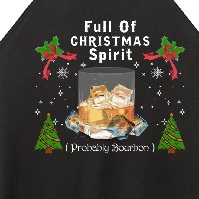 Full Of Christmas Spirit Clothing Funny Xmas Holiday Gifts Women’s Perfect Tri Rocker Tank