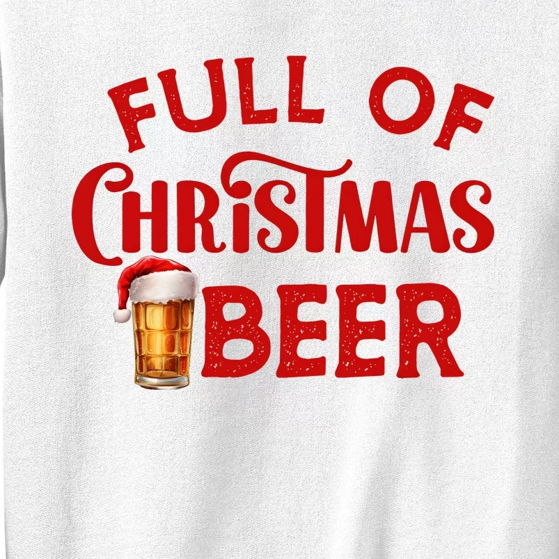 Full Of Christmas Beer Or Cheer Couples Christmas Matching Team Couple Group Sweatshirt