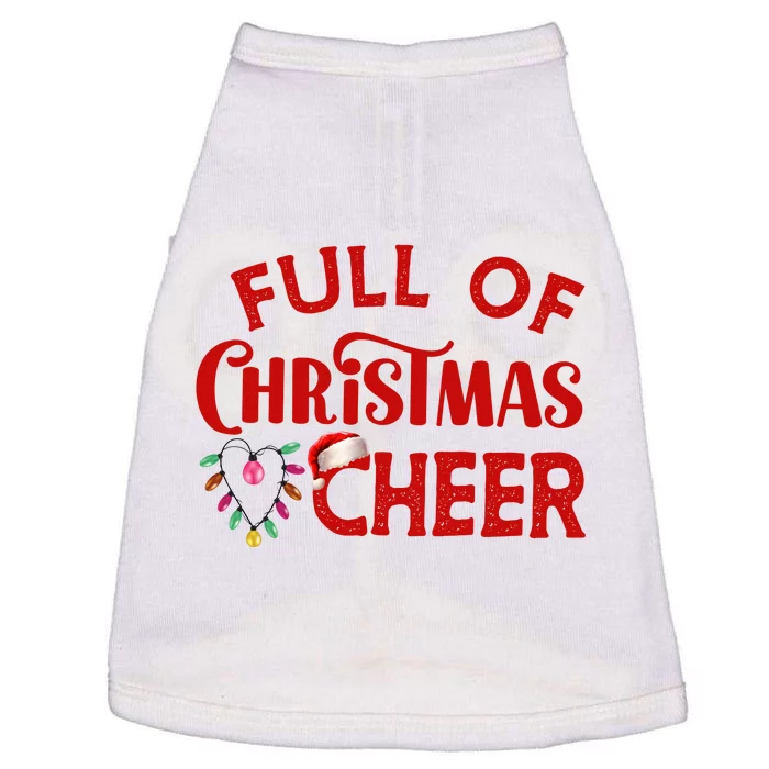 Full Of Christmas Beer Or Cheer Couples Christmas Matching Team Group Couple Doggie Tank