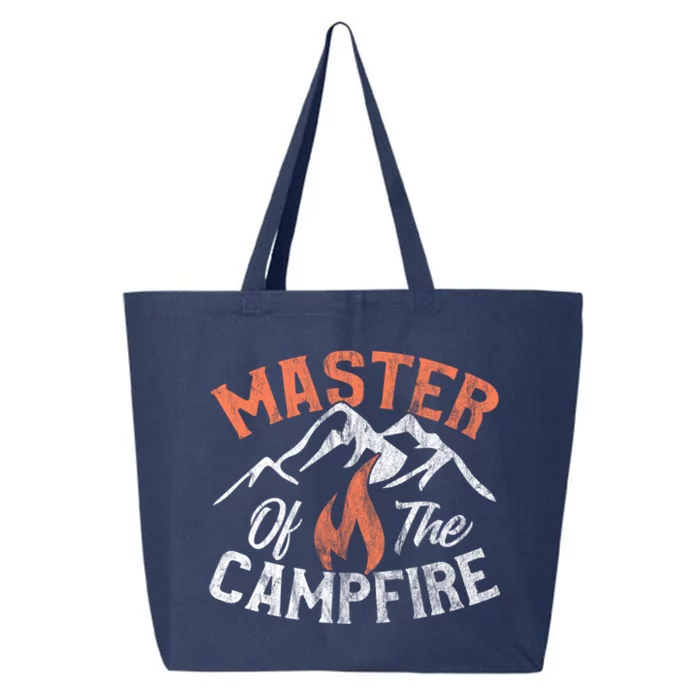 Funny Outdoor Camping Funny Gift Master Of Campfire Cute Gift 25L Jumbo Tote