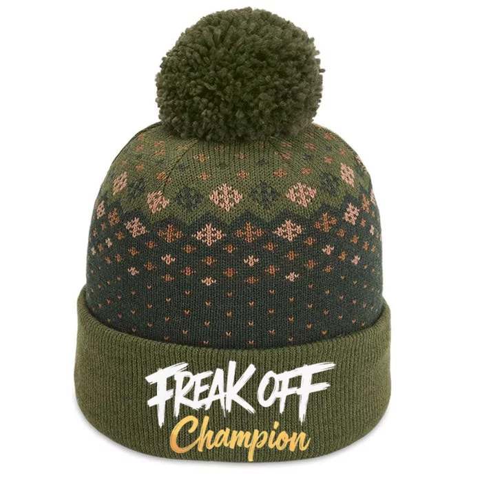 Freak Off Champion The Baniff Cuffed Pom Beanie