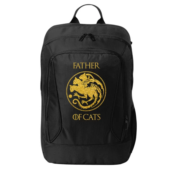 Father Of Cats Cat Dad Cat Daddy City Backpack