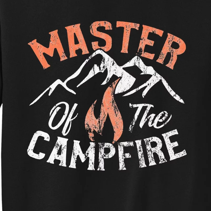 Funny Outdoor Camping Gifts Master of Campfire Sweatshirt