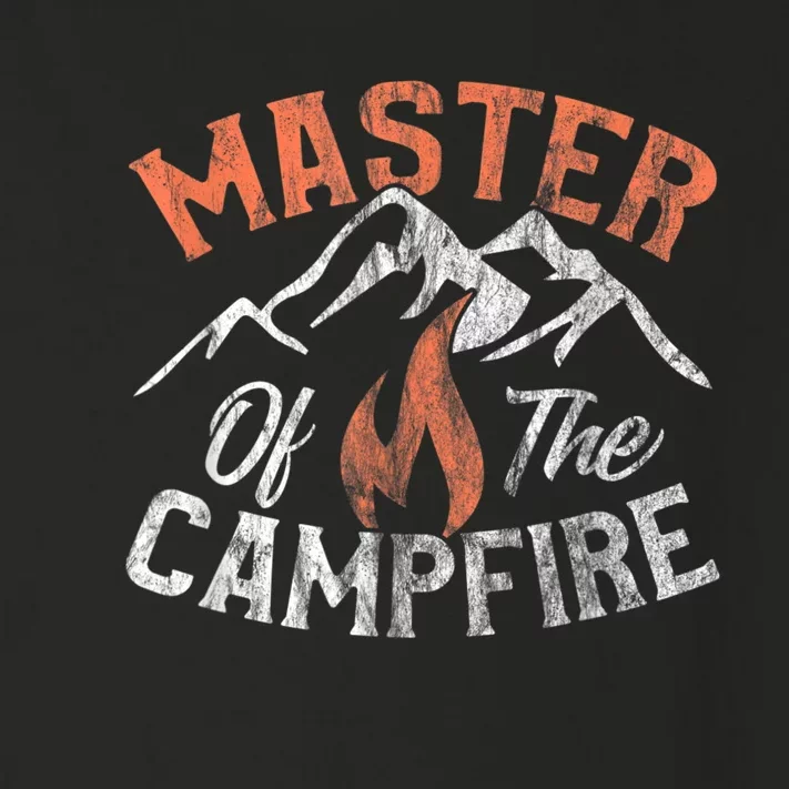 Funny Outdoor Camping Gifts Men Women Master Of Campfire Toddler Long Sleeve Shirt