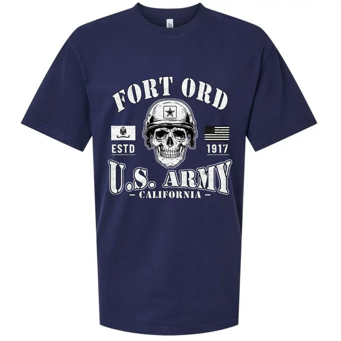 Fort Ord California Ca Ft Ord Military Base Gifts Sueded Cloud Jersey T-Shirt