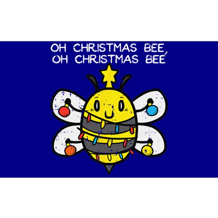 Funny Oh Christmas Bee Xmas Lights Funny Funny Bumper Sticker