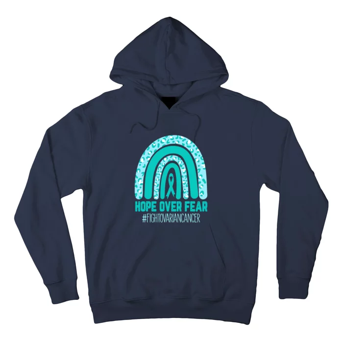 Fight Ovarian Cancer Awareness Teal Ribbon Products Hoodie