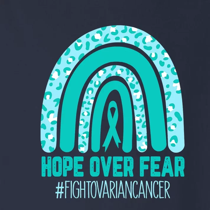 Fight Ovarian Cancer Awareness Teal Ribbon Products Toddler Long Sleeve Shirt