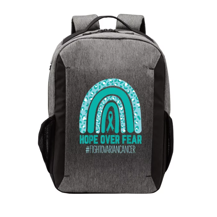 Fight Ovarian Cancer Awareness Teal Ribbon Products Vector Backpack